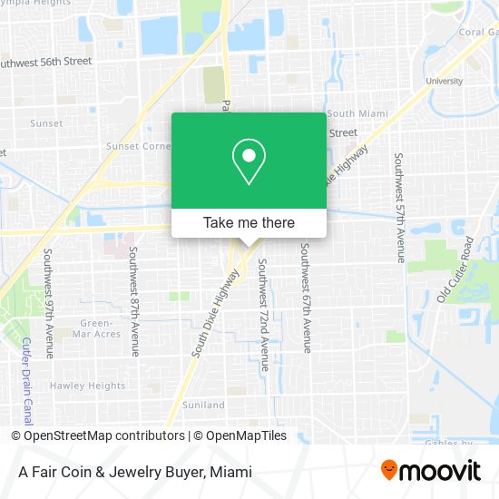 A Fair Coin & Jewelry Buyer map