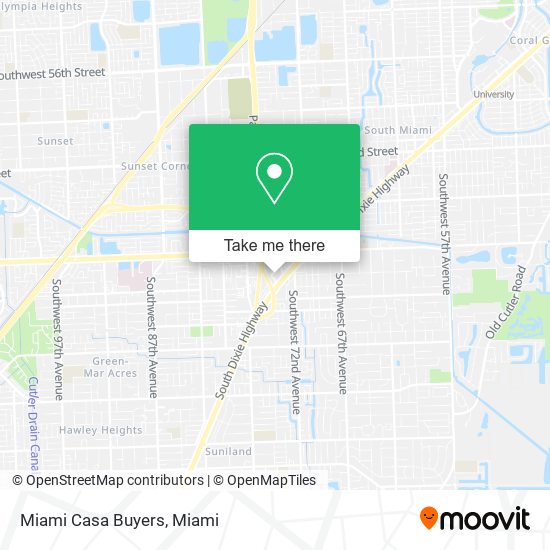 Miami Casa Buyers map