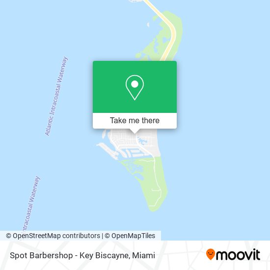Mapa de Spot Barbershop - Key Biscayne