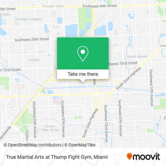 True Martial Arts at Thump Fight Gym map