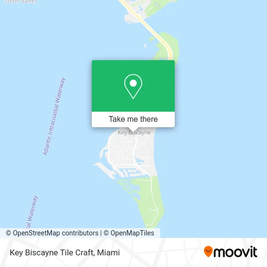 Key Biscayne Tile Craft map