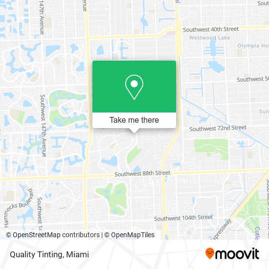 Quality Tinting map