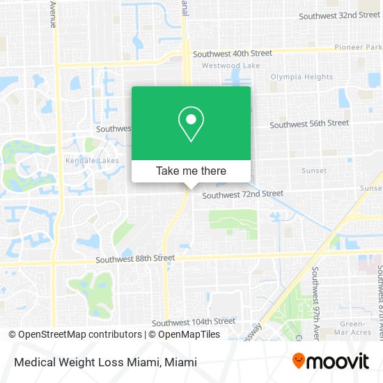 Medical Weight Loss Miami map