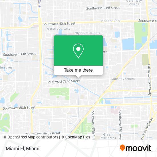 Mapa de Miami Fl