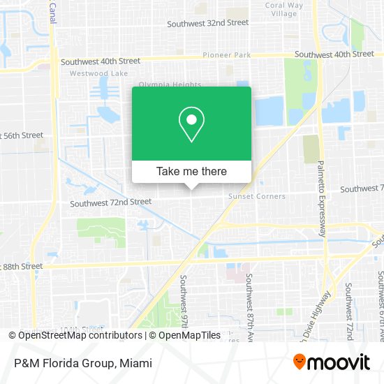 Mapa de P&M Florida Group
