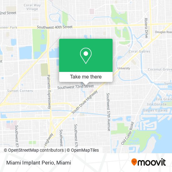 Mapa de Miami Implant Perio