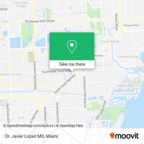 Dr. Javier Lopez MD map