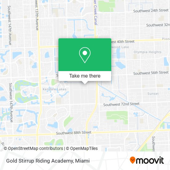 Gold Stirrup Riding Academy map