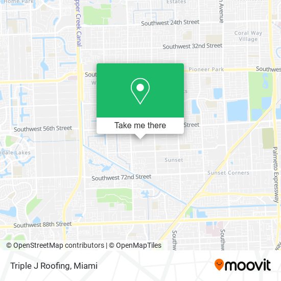 Triple J Roofing map