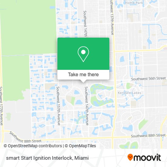 Mapa de smart Start Ignition Interlock