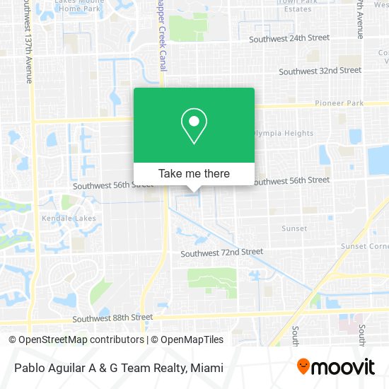 Pablo Aguilar A & G Team Realty map