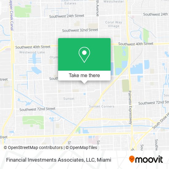 Mapa de Financial Investments Associates, LLC