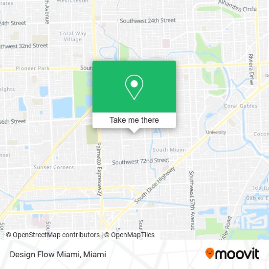 Mapa de Design Flow Miami