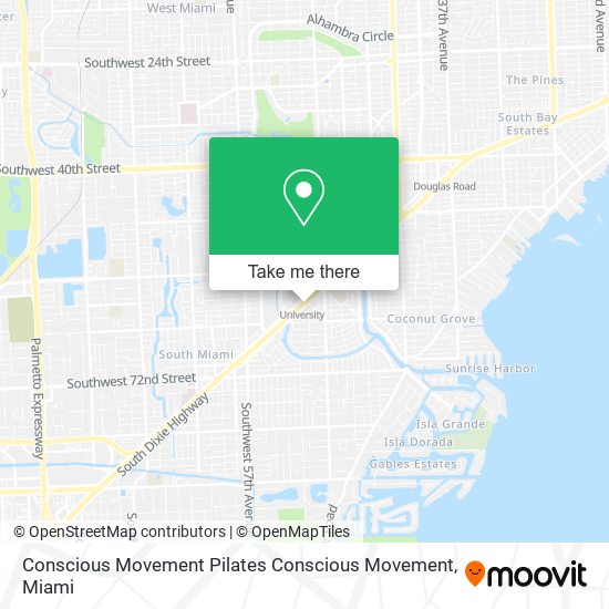 Conscious Movement Pilates Conscious Movement map