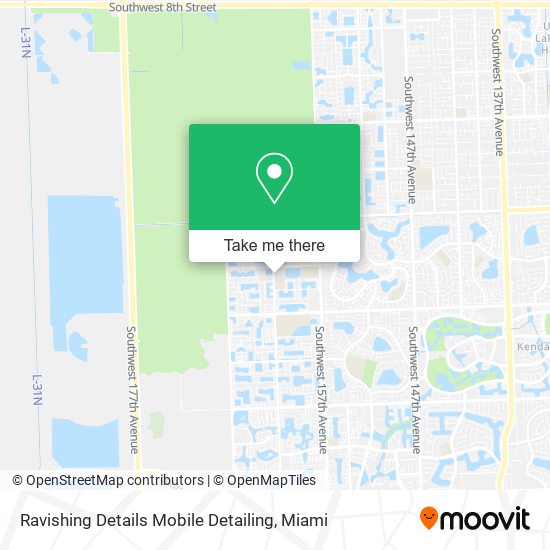 Mapa de Ravishing Details Mobile Detailing