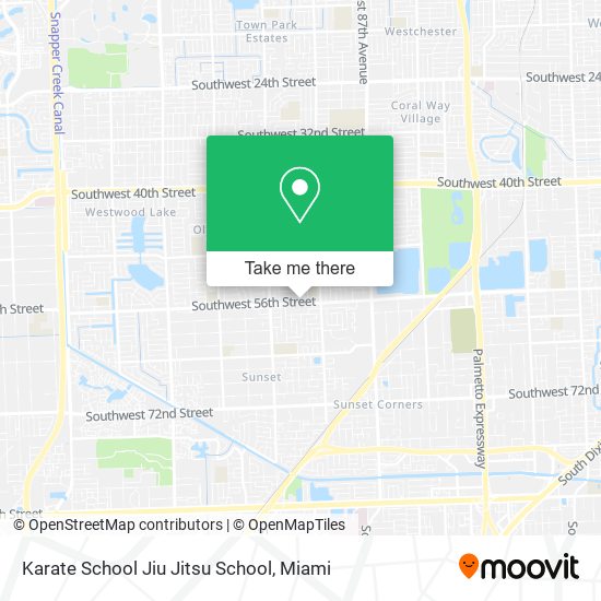 Karate School Jiu Jitsu School map