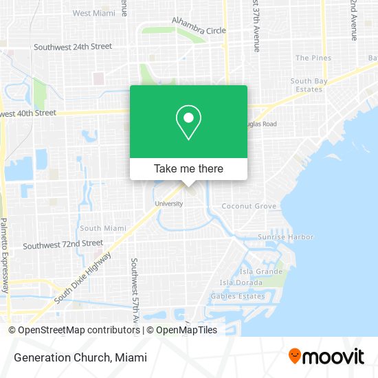 Generation Church map