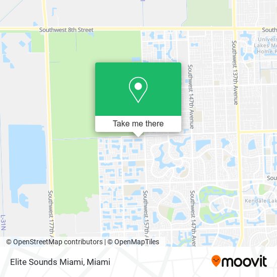 Elite Sounds Miami map