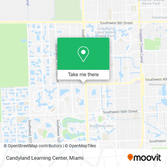 Candyland Learning Center map