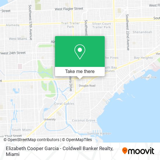 Elizabeth Cooper Garcia - Coldwell Banker Realty map