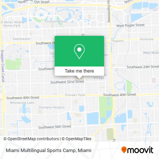 Mapa de Miami Multilingual Sports Camp