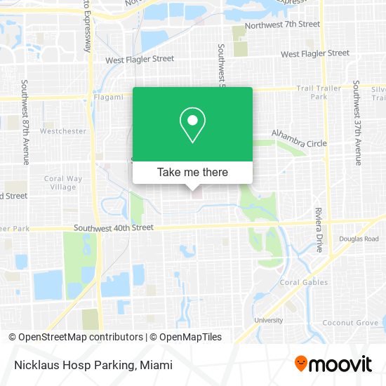 Mapa de Nicklaus Hosp Parking