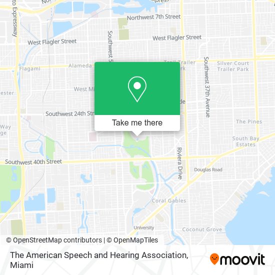Mapa de The American Speech and Hearing Association