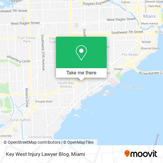Mapa de Key West Injury Lawyer Blog