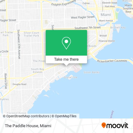 The Paddle House map