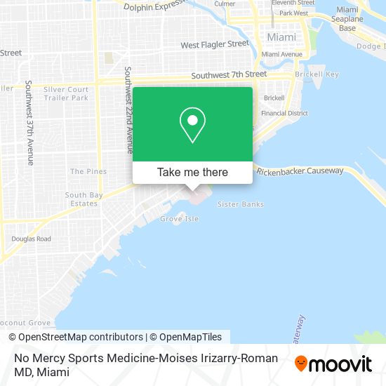 No Mercy Sports Medicine-Moises Irizarry-Roman MD map