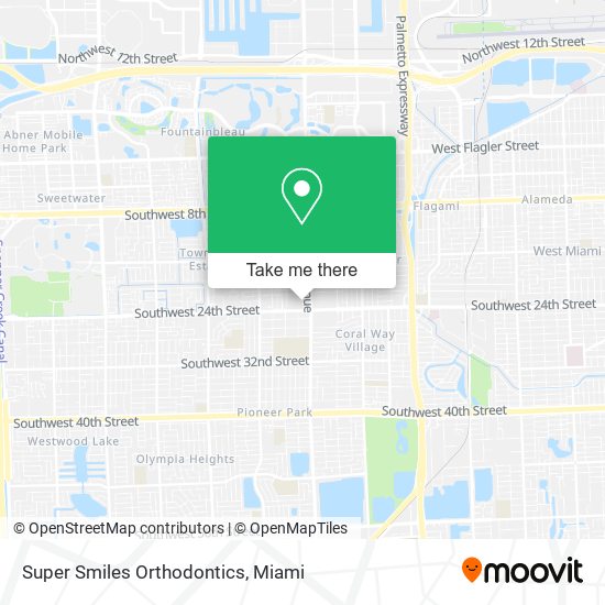 Super Smiles Orthodontics map