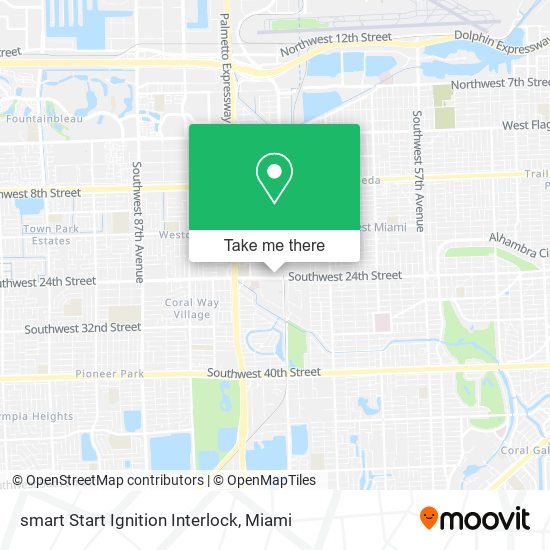 Mapa de smart Start Ignition Interlock