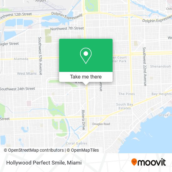 Hollywood Perfect Smile map