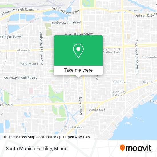 Mapa de Santa Monica Fertility