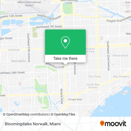 Bloomingdales Norwalk map