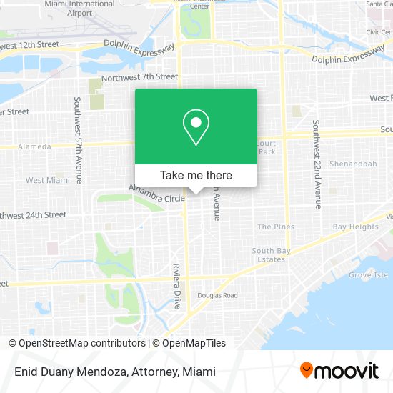 Mapa de Enid Duany Mendoza, Attorney