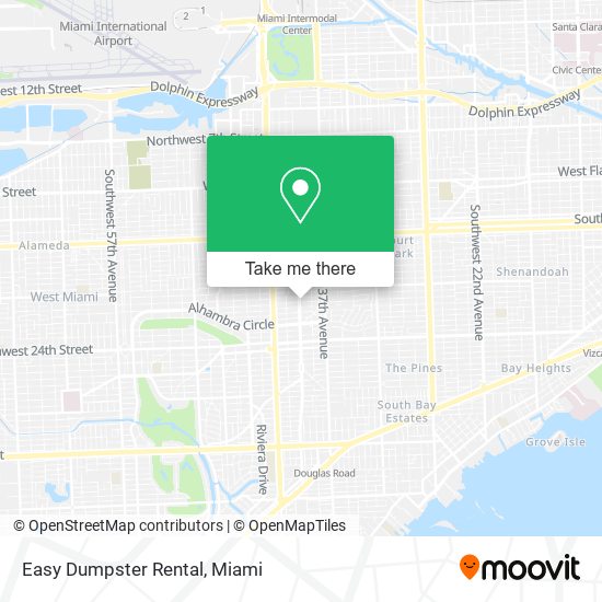 Easy Dumpster Rental map