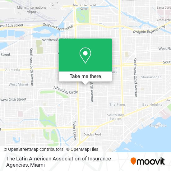 The Latin American Association of Insurance Agencies map