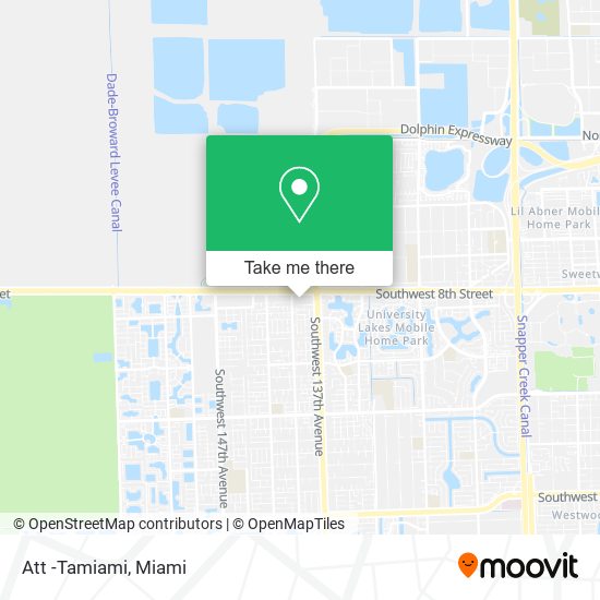 Att -Tamiami map