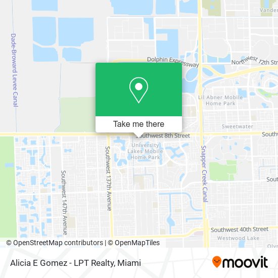 Alicia E Gomez - LPT Realty map