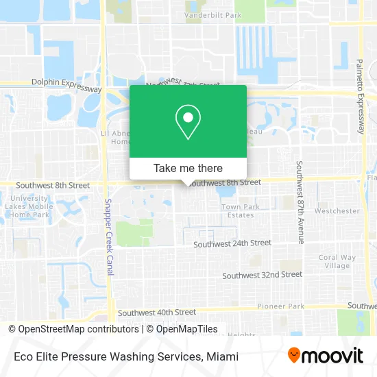 Eco Elite Pressure Washing Services map