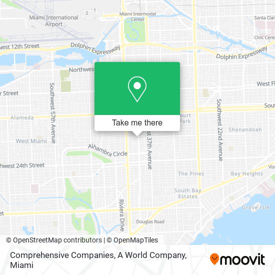 Mapa de Comprehensive Companies, A World Company