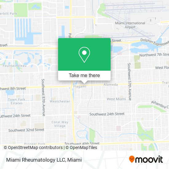 Miami Rheumatology LLC map