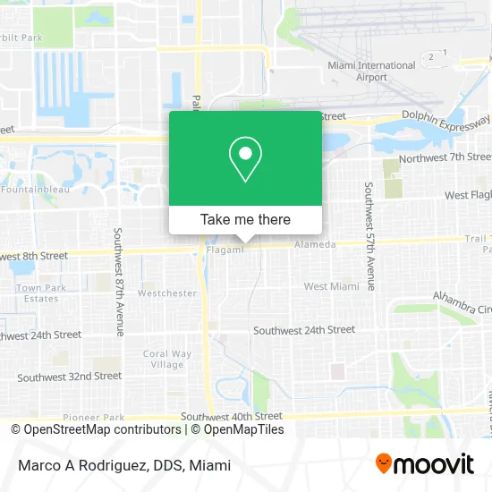 Marco A Rodriguez, DDS map