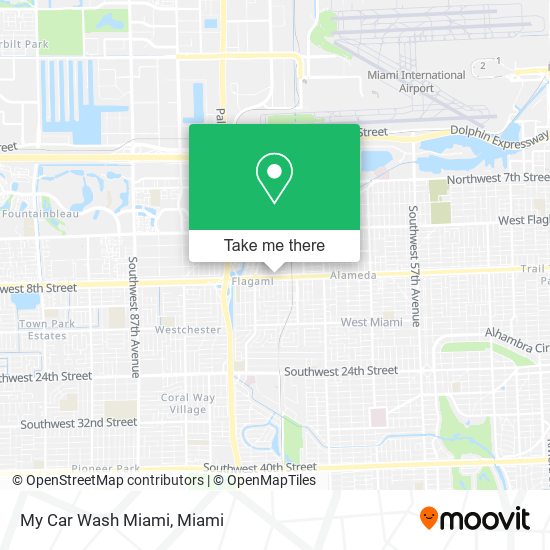 My Car Wash Miami map