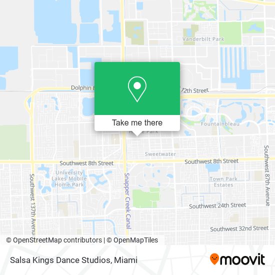 Mapa de Salsa Kings Dance Studios