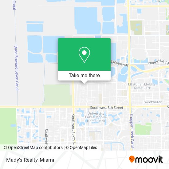 Mady's Realty map
