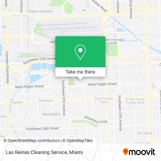 Las Reinas Cleaning Service map