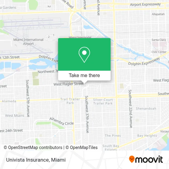 Univista Insurance map