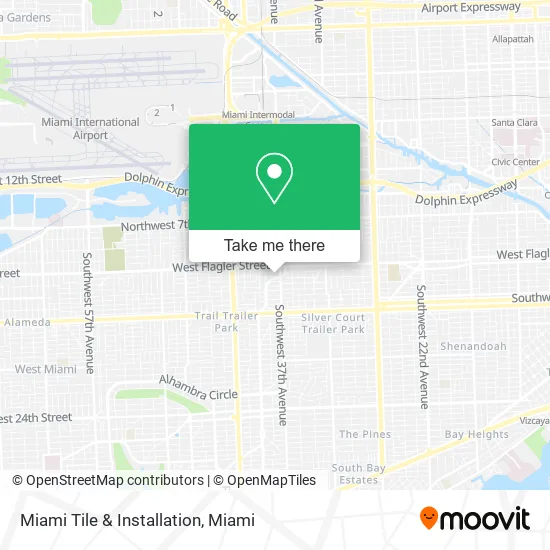 Miami Tile & Installation map